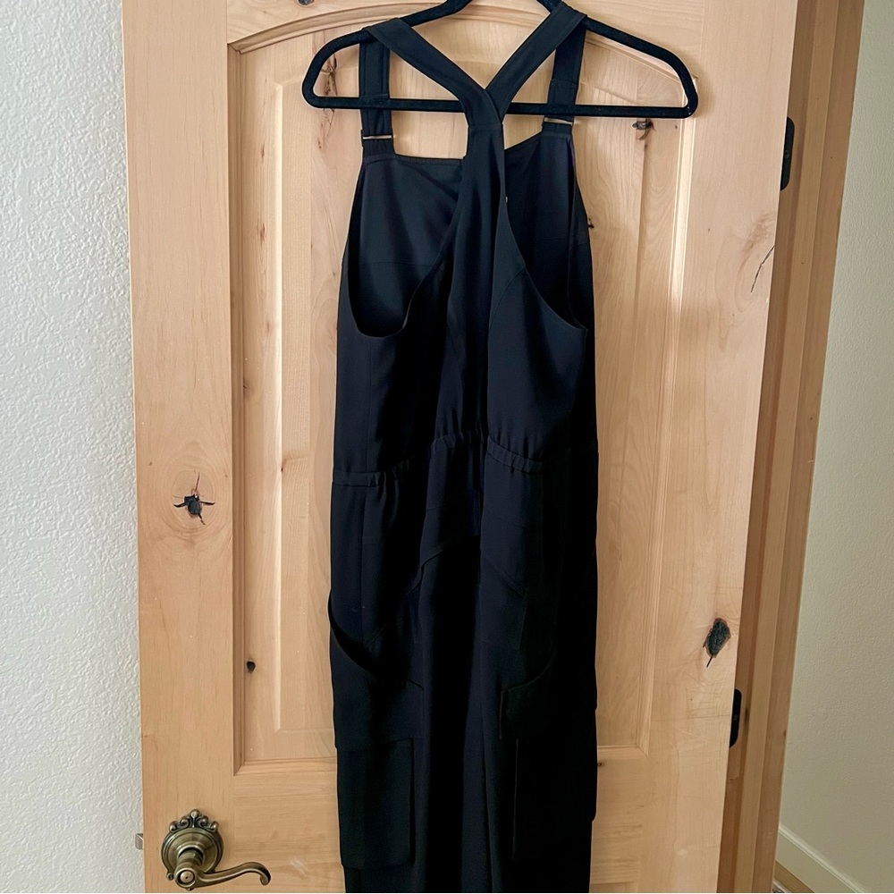 Black overalls jumpsuit